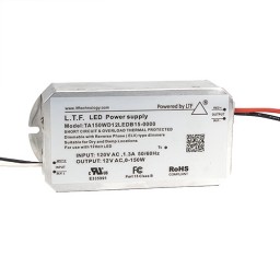 LTF LED 150watt no load electronic AC driver transformer 12VAC ELV dimmable TA150WA12LEDB15